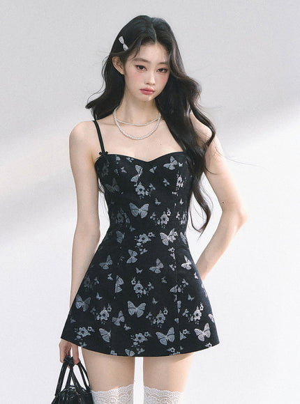 Noir Papillon Dress