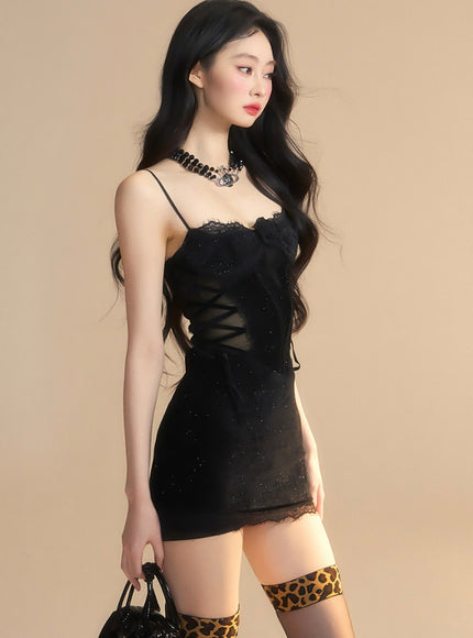 Nocturne Kiss Dress - Black