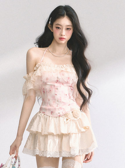 Sugar Rose Waltz Top