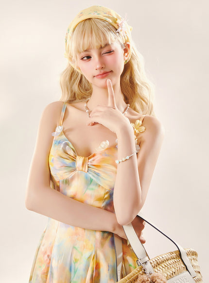 Fairy Bloom Watercolor Dress