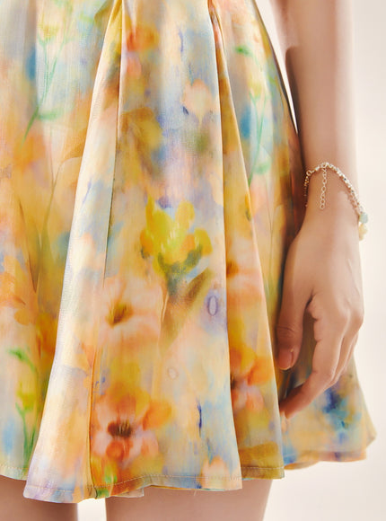 Fairy Bloom Watercolor Dress