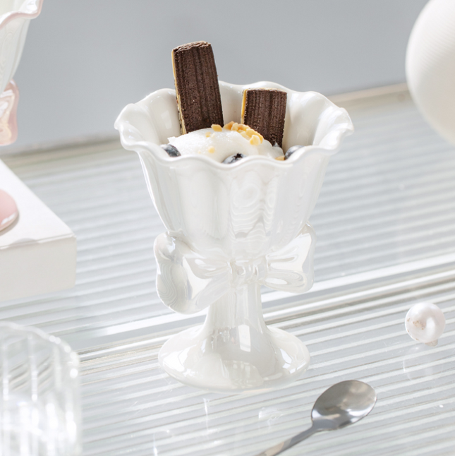 Blush Bow Dessert Cup