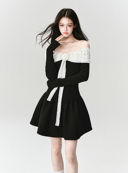 Noir Rose Black Dress