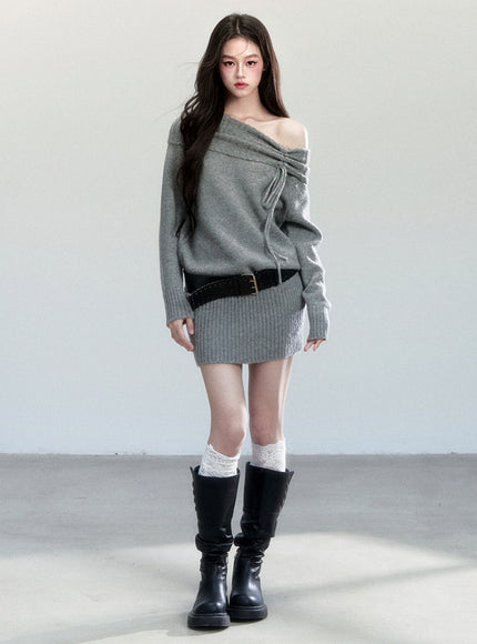 Frost Veil Knit Dress