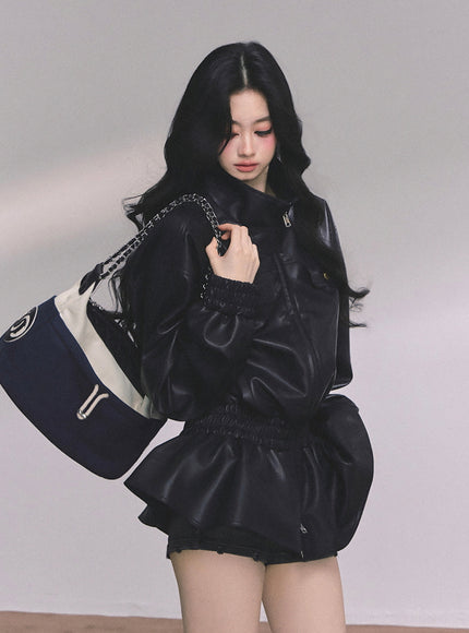 Midnight Edge Leather Jacket