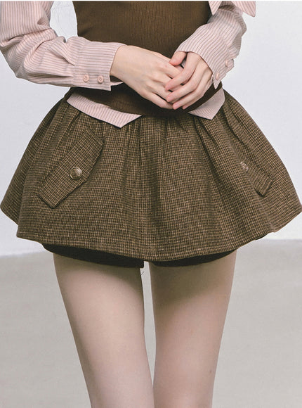 Vintage Cookie Skirt - Brown
