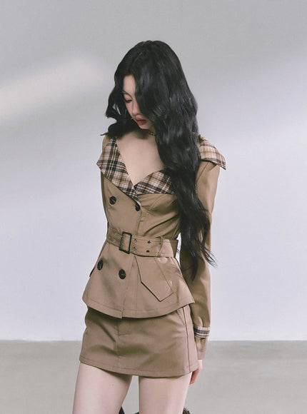 London Check Ensemble Set