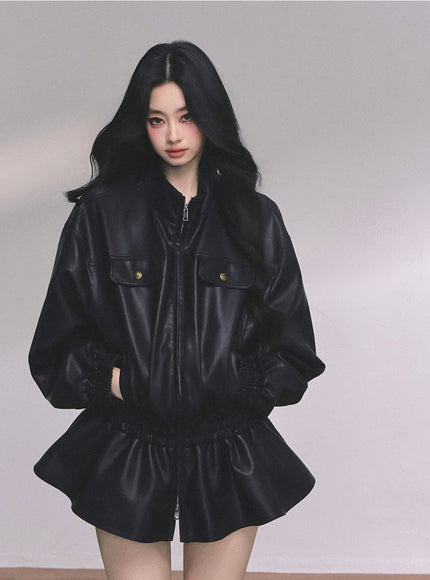 Midnight Edge Leather Jacket