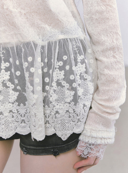 Ivory Dream Lace Top