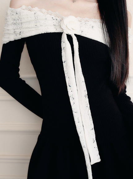Noir Rose Black Dress