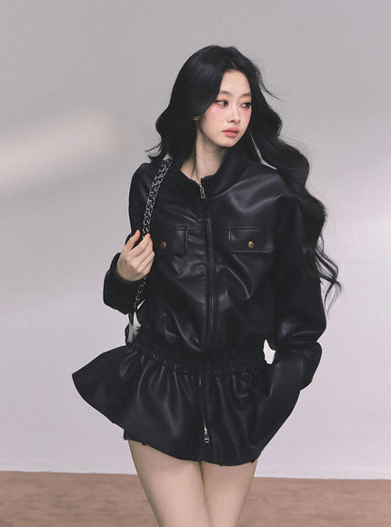 Midnight Edge Leather Jacket