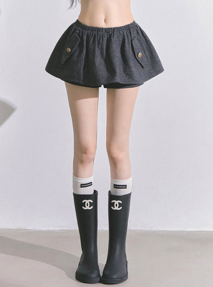 Vintage Cookie Skirt - Gray