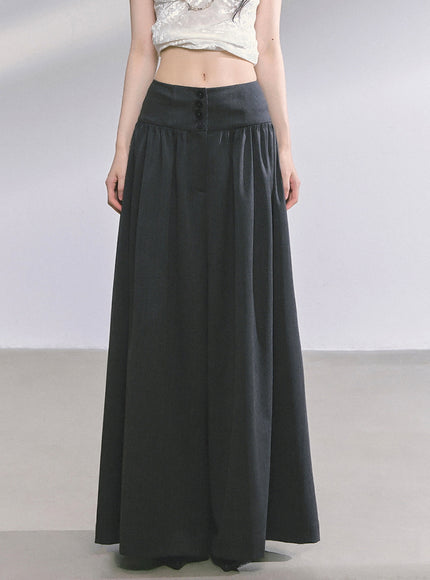 Muse Flow Wide Pants - Dark Gray