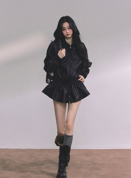 Midnight Edge Leather Jacket