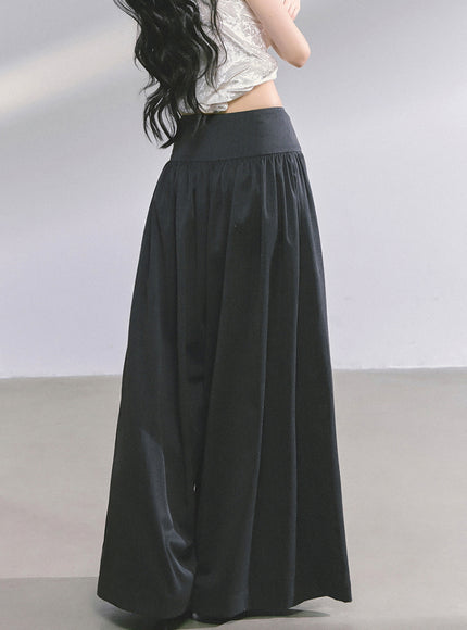 Muse Flow Wide Pants - Dark Gray