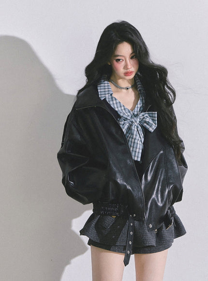 Check Blueberry Bow Top