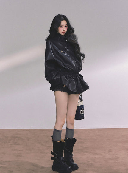 Midnight Edge Leather Jacket