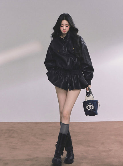 Midnight Edge Leather Jacket