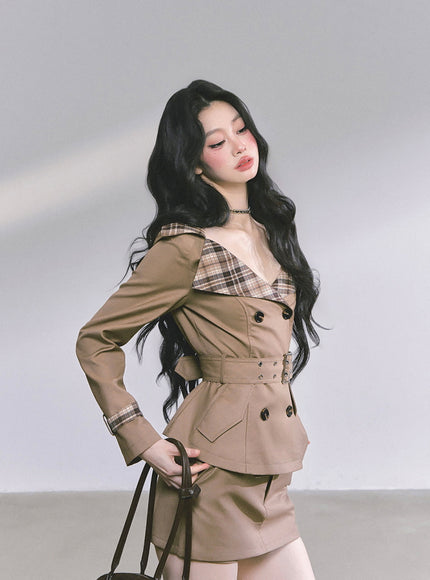London Check Ensemble Set