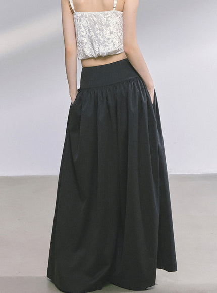Muse Flow Wide Pants - Dark Gray
