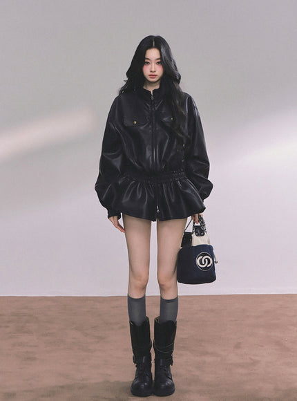 Midnight Edge Leather Jacket