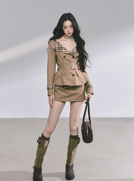 London Check Ensemble Set