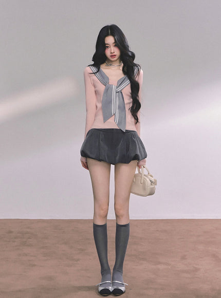 Sweet Class Top - Pink