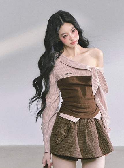 Vintage Cookie Skirt - Brown
