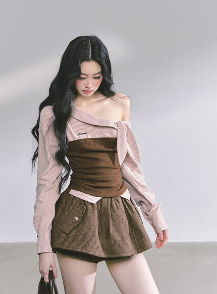 Vintage Cookie Skirt - Brown
