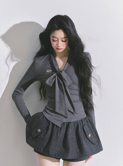 Vintage Cookie Skirt - Gray