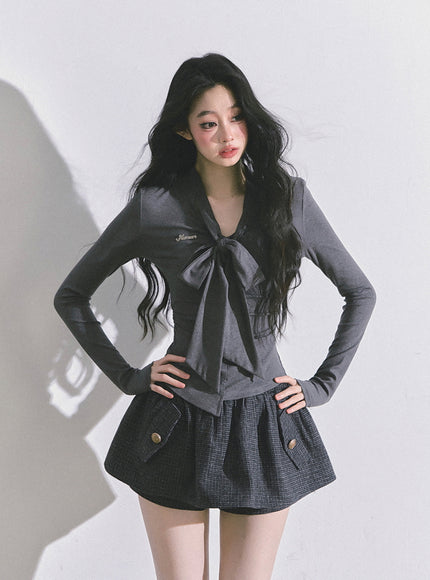 Vintage Cookie Skirt - Gray
