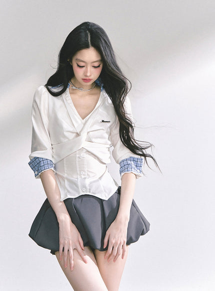 Twist Detail Blouse