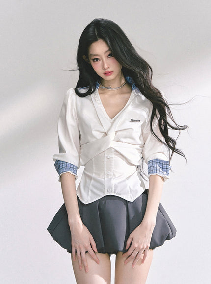Twist Detail Blouse