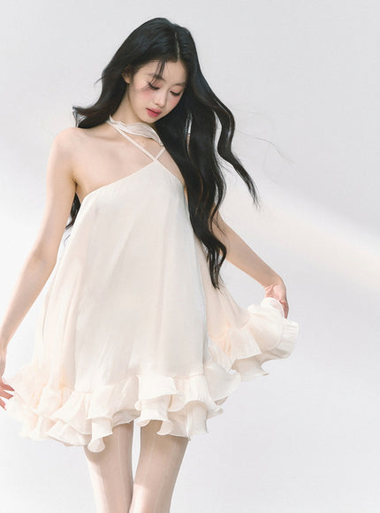 Pearl Rosett Ruffle Dress