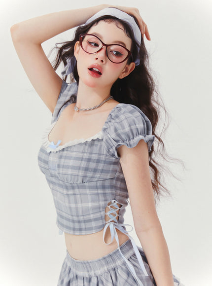 Plaid Crush Babydoll Set