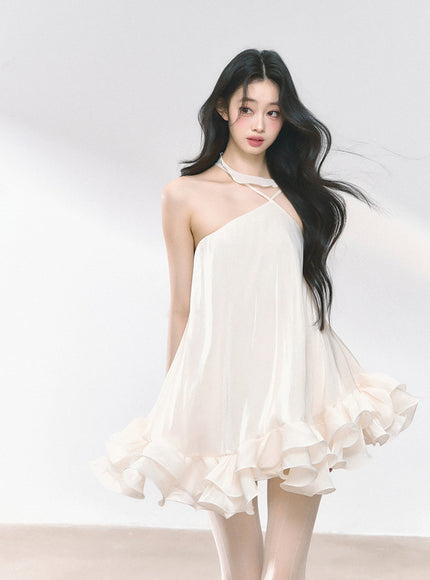 Pearl Rosett Ruffle Dress