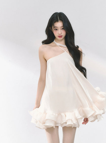 Pearl Rosett Ruffle Dress