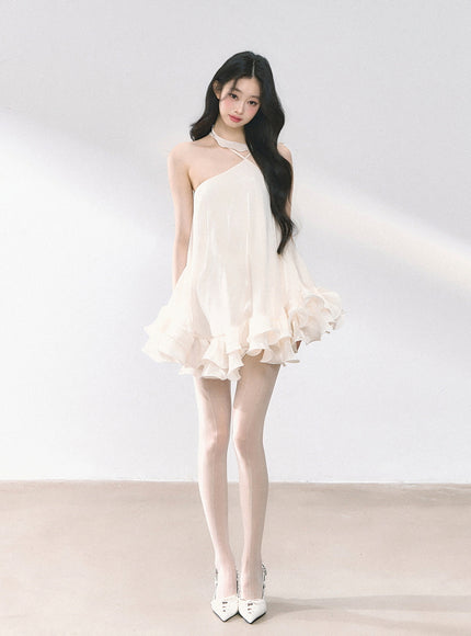 Pearl Rosett Ruffle Dress