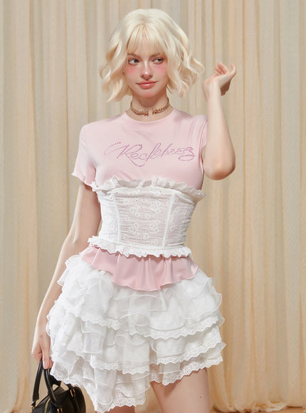 Frosted Ruffle Skirt