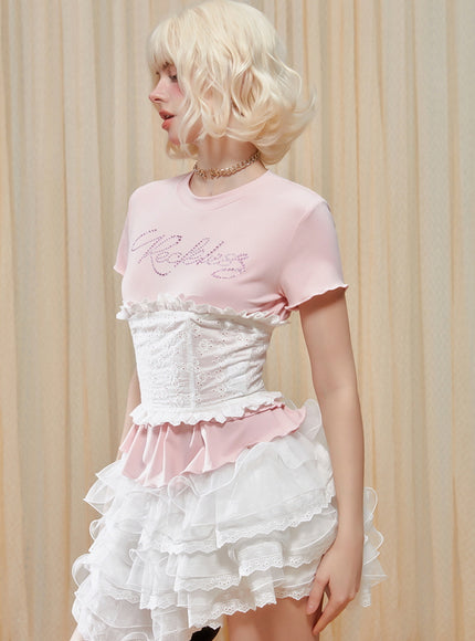 Frosted Ruffle Skirt