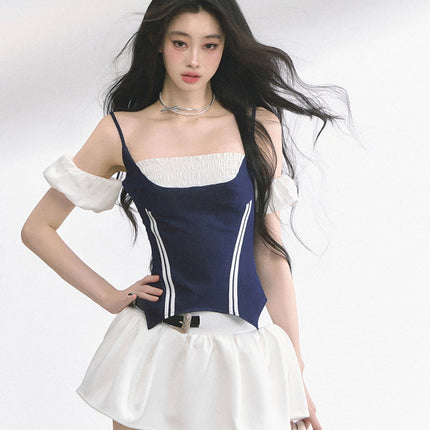 K Poupée Sporty Glam collection of chic K-fashion dresses, skirts, and tops. Dynamic silhouettes, playful sporty twists, and spotlight-ready energy bring sweet confidence and undeniable charm to parties, daily looks, and active nights.