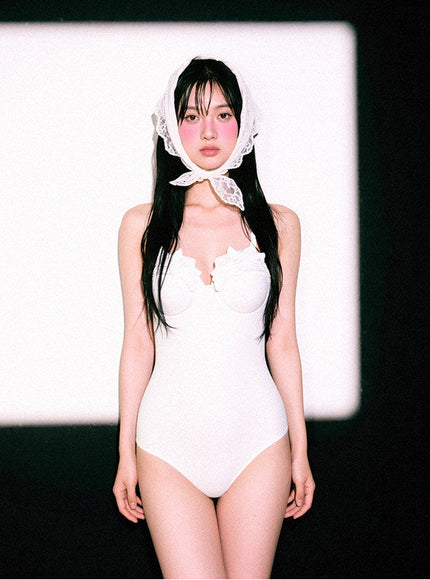 White Swan Bellet Monokini