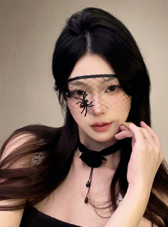 Spider Mesh Eye Veil