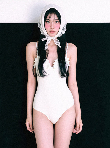 White Swan Bellet Monokini