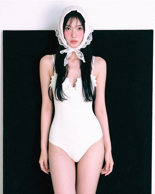 White Swan Bellet Monokini