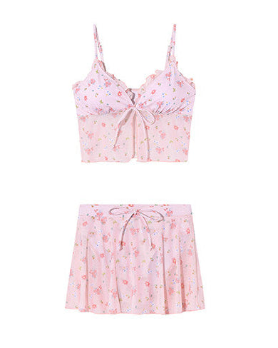 Ballet Strawberry Bikini Set