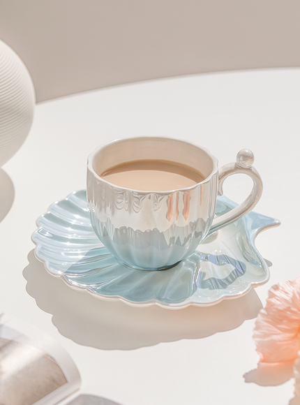 Pearl Shell Teacup Set