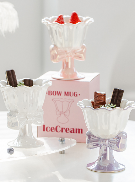 Blush Bow Dessert Cup