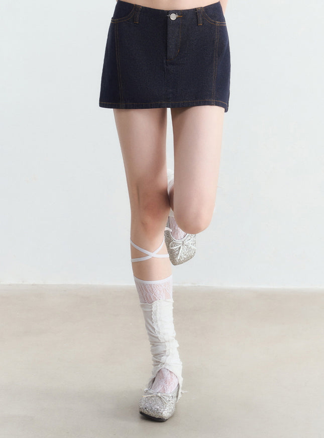 Classic Denim Mini Skirt