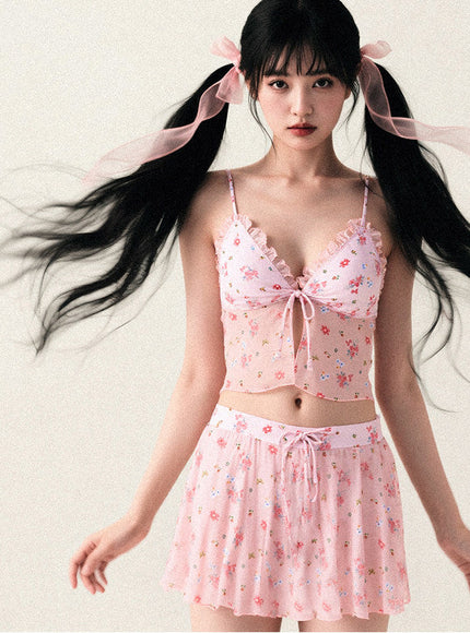 Ballet Strawberry Bikini Set